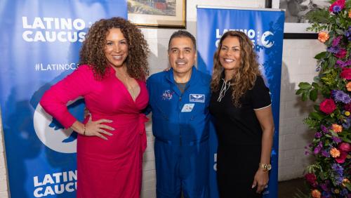 2024 Latino Spirit Award Honorees Diana Maria Riva, Dr. Jose M. Hernandez & Lisa Vidal 