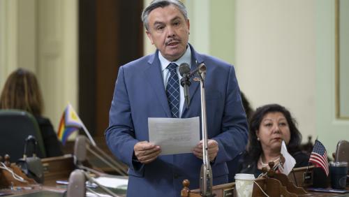 Latino Caucus Vice Chair presenting HR 16 declaring Cinco de Mayo Week