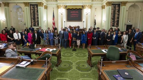 2025 Latino Spirit Award honorees and Latino Caucus Members