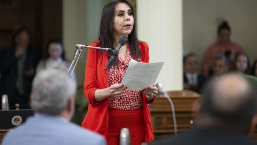 Asm. Blanca Rubio speaking in support of HR 16 (Carrillo) relative to Cinco de Mayo week