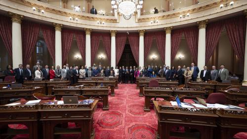 2026 Latino Spirit Award Honorees with Senators