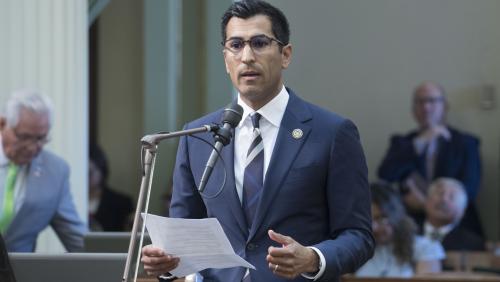 Assemblymember Robert Rivas presents HR 23 relative to Cinco De Mayo as part of the 2019 Latino Spirit Awards celebration