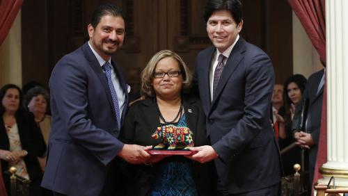 Barbara Torres introduced on the Senate Floor
