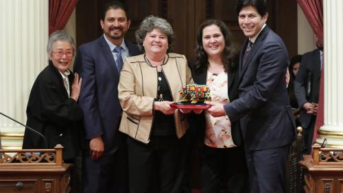 Beatriz & Margarita Porto introduced on the Senate Floor
