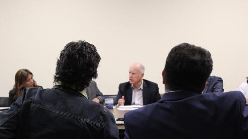 Meeting with Governor Brown (4.27.16)