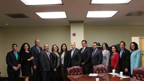 Latino Caucus Meeting with Governor Brown