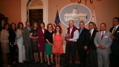 Latino Spirit Award Honorees with Governor Brown