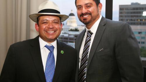 Latino Caucus Chairman, Assembly Member Luis A. Alejo and Latino Caucus Vice Chairman, Senator Ben Hueso