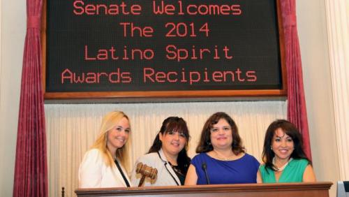 Latino Spirit Award Honoree for Community Empowerment, HOPE. Achievement in Community Empowerment, Hispanas Organized for Political Equality (HOPE)