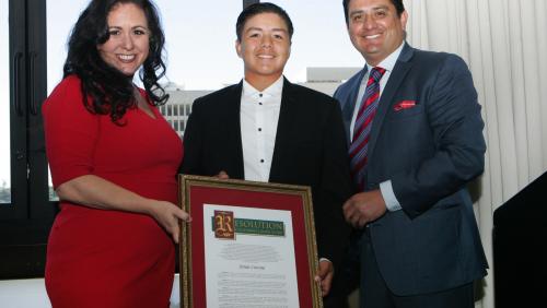 Honoree Jonas Corona