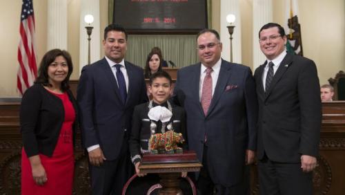 2014 Latino Spirit Award Honoree Sebastien De La Cruz, Dynamic Youth Award. "El charro de oro" Sebastien De La Cruz is one of the most talented young mariachi vocalists in the U.S.  He was a contestant on "America's Got Talent" during the summer of 2012, where he performed five times with over 12 million viewers each performance.  He has opened for the internationally acclaimed Mariachi Vargas de Tecalitlán and has also performed with Mariachi Sol de Mexico.  He sang the National Anthem during two nationall