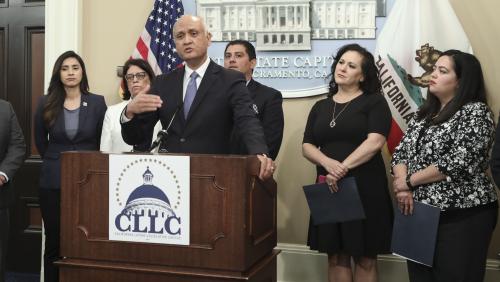 Senator Dr. Ed Hernandez discusses SB 1108 (Protecting Access to Medi-Cal Coverage) at the 2018 Latino Caucus Policy & Budget Priorities Press Conference (April 4, 2018)