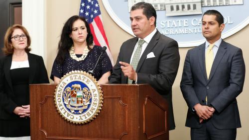 Senator Ben Hueso, Chair of the Latino Caucus announces the 2017 Latino Legislative Caucus Priorities